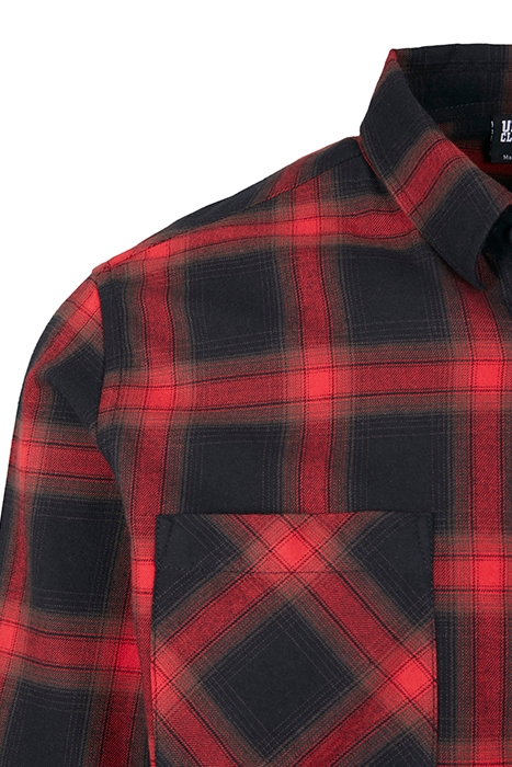 CHECKED FLANELL SHIRT 6 BLACK/RED 8