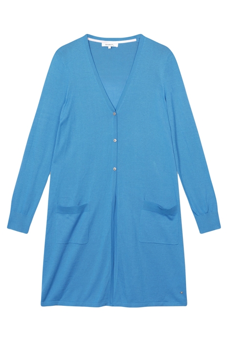 LANG VEST MET ZAKKEN FRENCH BLUE 1