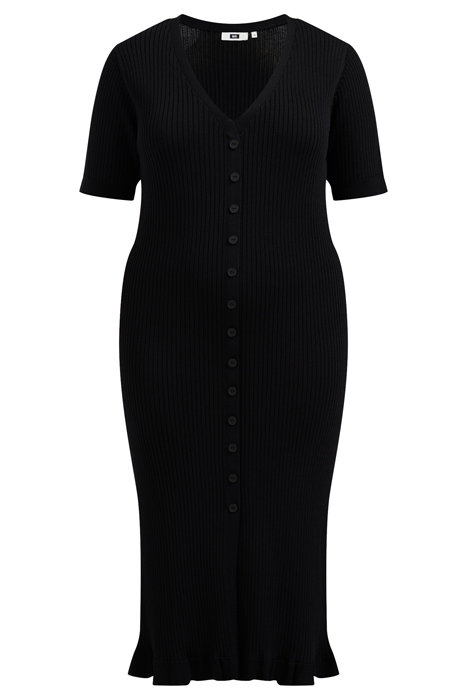 DRESS MID LENGTH BLACK 1