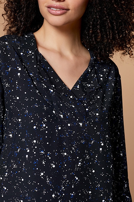 CORY - BLACK POLKA DOT PRINT BLOUSE 5