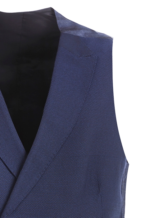 DBL BREASTED GILET BLUE 2