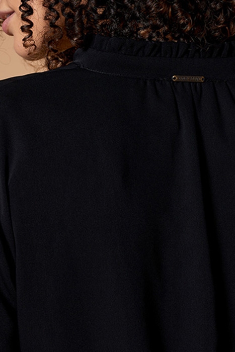 RUKA - BLACK WRAP DRESS 5