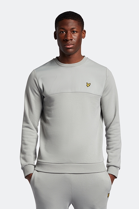 SOFTSHELL PANEL SWEATSHIRT COLD GREY 1