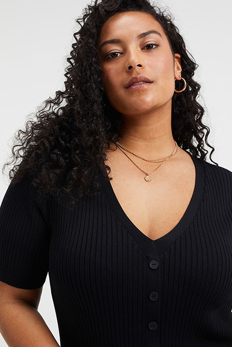 DRESS MID LENGTH BLACK 4