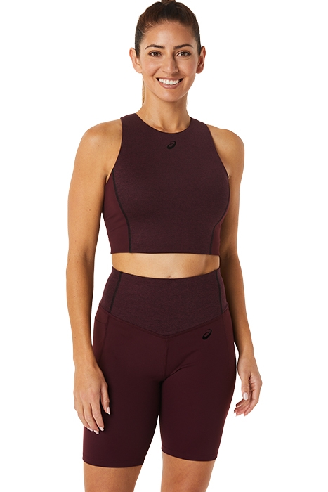 FLEXFORM COLOR BLOCK BRA TOP DEEP MARS/DEEP MARS HEATHER 1