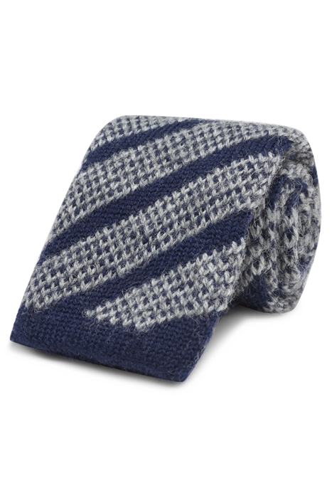 NAVY KNITTED TIE 1