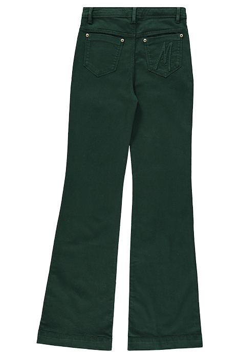 FLARE DENIM CHENILLE GREEN 2