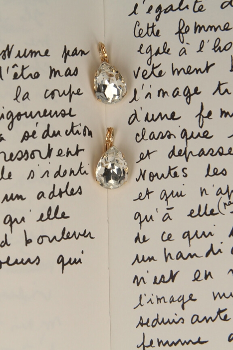 OTAZU CRYSTAL GOLDEN DROP EARRINGS 4