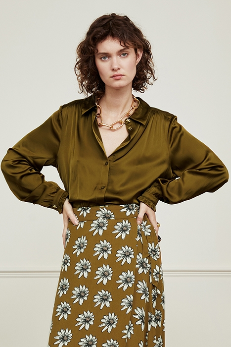 MIRA BOHO BLOUSE ODD OLIVE 2