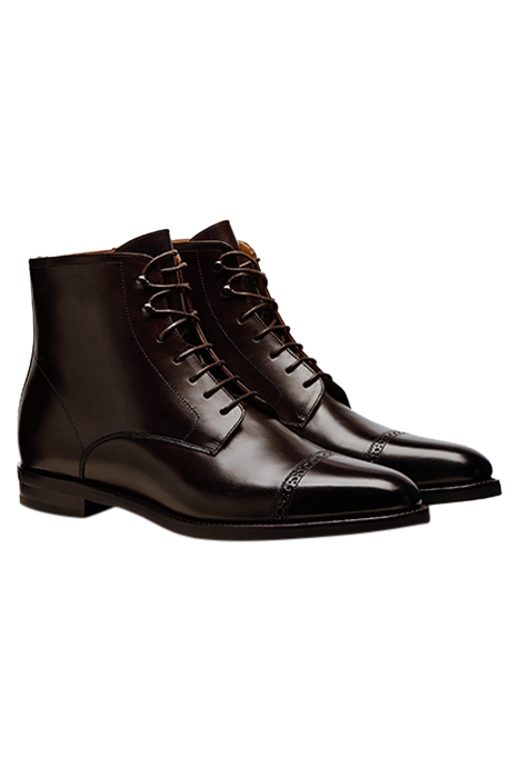 DARK BROWN LACE UP BOOT 4