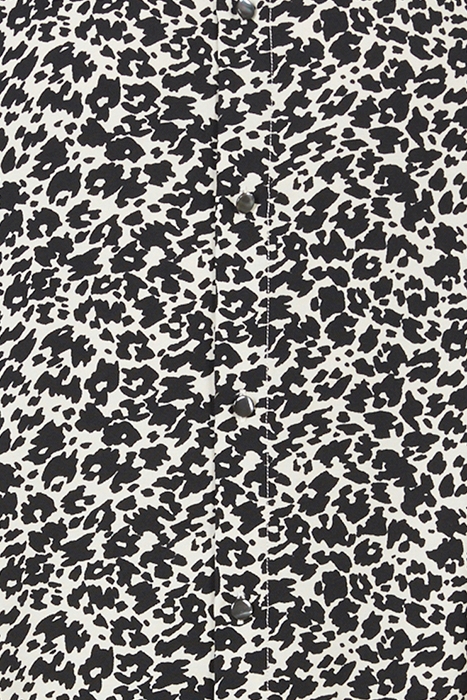 STRAIGHT BOTTOM HEM SHIRT WITH REGULAR COLLAR BLACK 2