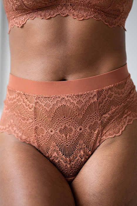 LACE HIGHWAIST STRING 001 CASABLANCA TERRACOTTA 2