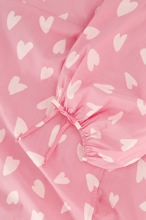 CHARLIE DRESS PINK BERET/CREAM WHI 6