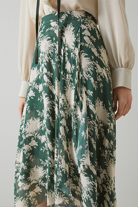 KRASNER MIDI SKIRT GREEN 4