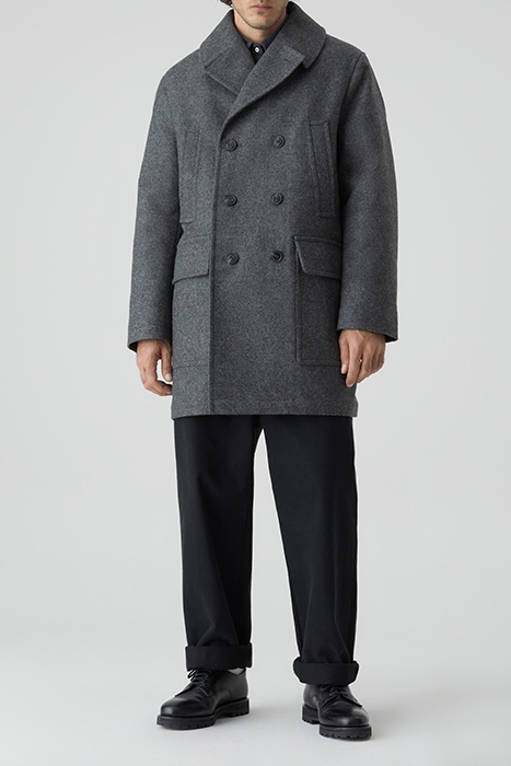 MILITARY COAT JACKETS & COATS DARK GREY MELANGE 1