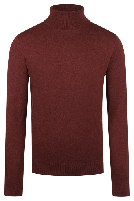 ROLL NECK SWEATER RUSTY RED 1