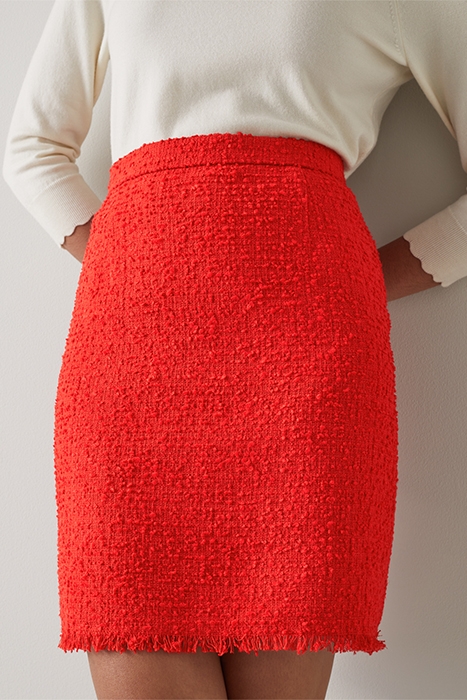 SASKIA MINI SKIRT RED 4