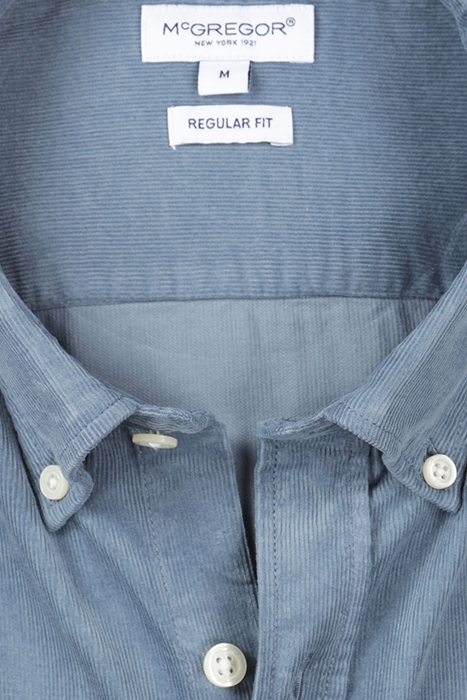 CORDUROY SHIRT GMD MEDIUM BLUE 6