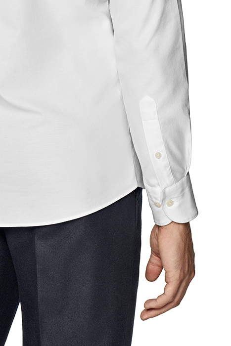 WHITE WASHED OXFORD SLIM FIT SHIRT 7