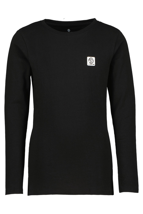 B-BASIC-LONGSLEEVE DEEP BLACK 1