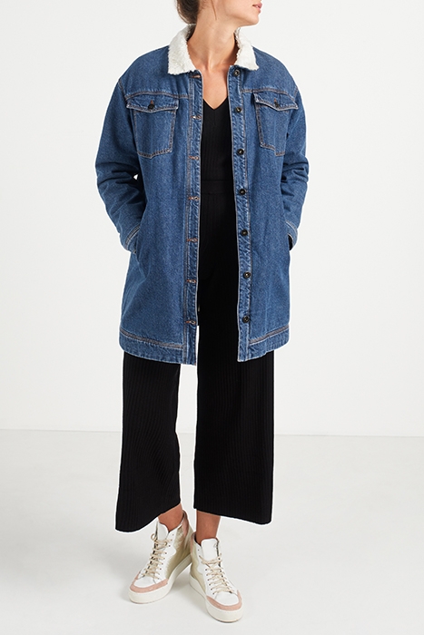 I.CODE AUTHENTIC SHERPA-LINED DENIM PARKA AUTHENTIC 4