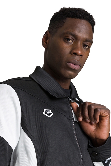 DENIM JACKET BLACK WHITE 7