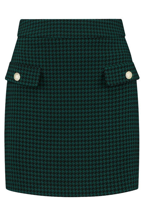 NELA SKIRT BLACK/EVERGREEN 1