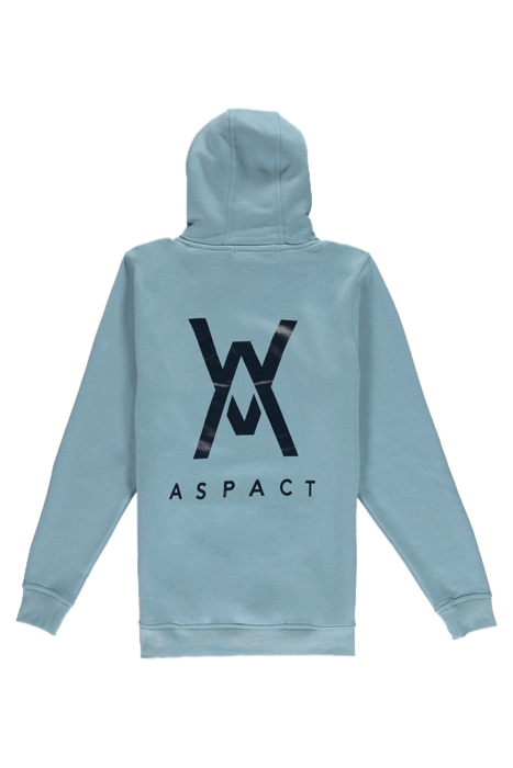 ASPACT BACK LOGO HOODIE LIGHT BLUE 2