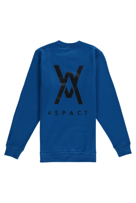 ASPACT BACK LOGO SWEATER CLASSIC BLUE 2