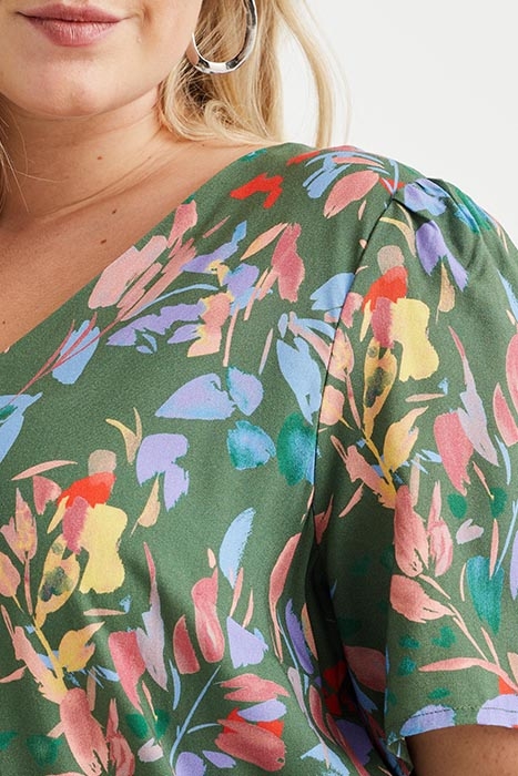 DRESS MID LENGTH DARK GREEN 5