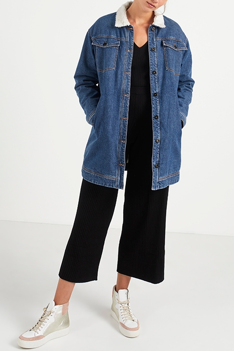 I.CODE AUTHENTIC SHERPA-LINED DENIM PARKA AUTHENTIC 5