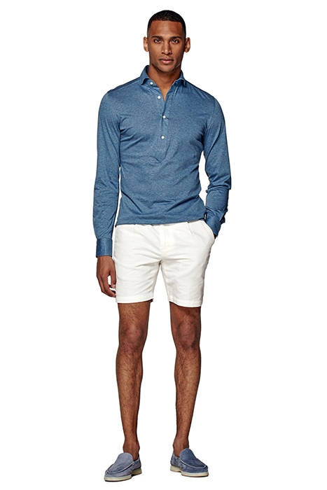 BLUE EXTRA SLIM FIT POPOVER 3