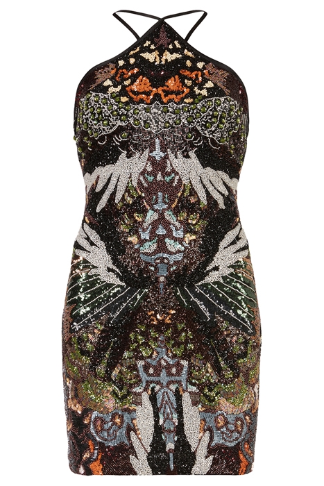 JAMILIA GENE EMB DRE JEWEL GREEN 6