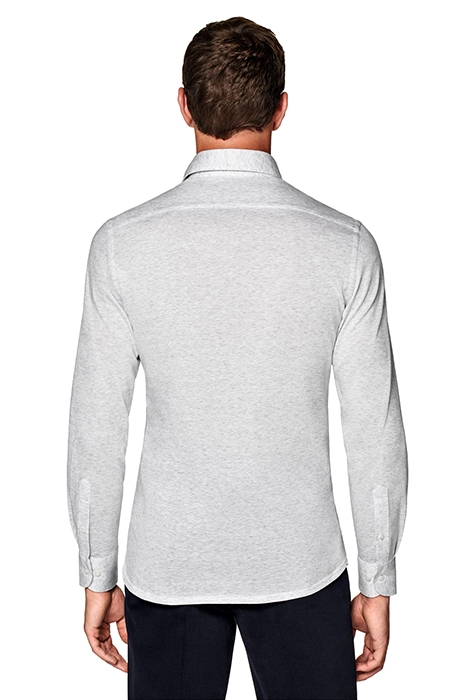 LIGHT GREY EXTRA SLIM FIT POPOVER 2