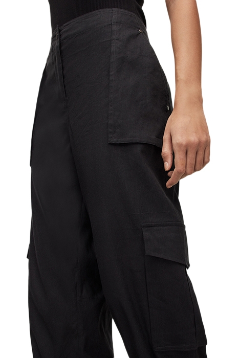 FRIEDA LINEN TROUSER BLACK 5