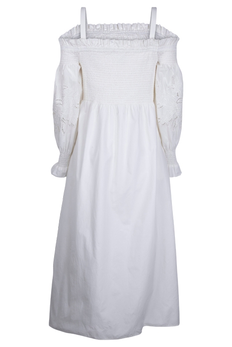 LAUNA BRODERIE DRESS CHALK WHITE 2