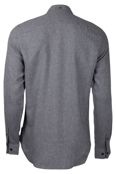 2 POCKET FLANNEL LS LGT GREY MEL 2