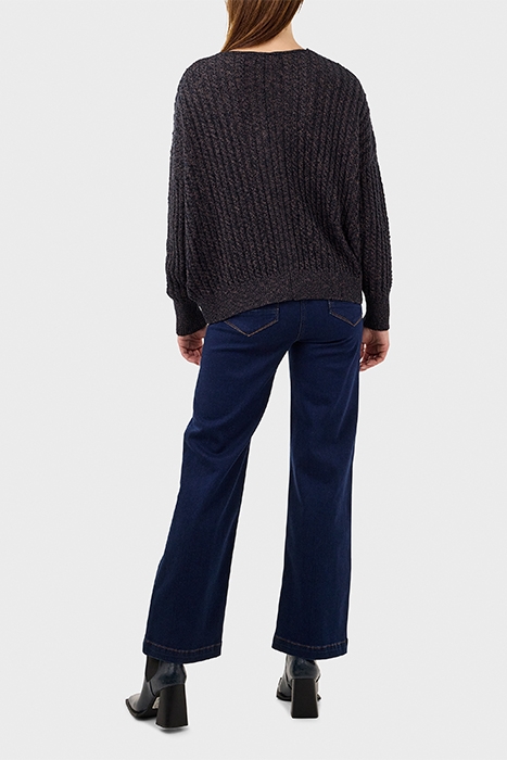 KNIT SWEATER ALMOST BLACK 4