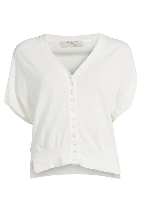 BRONTE SS CARDIGAN CHALK WHITE 6