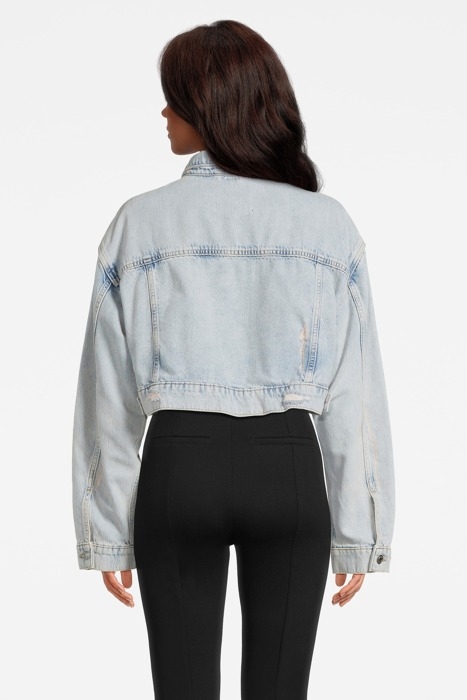 CONA CROPPED JACKET LIGHT INDIGO 2
