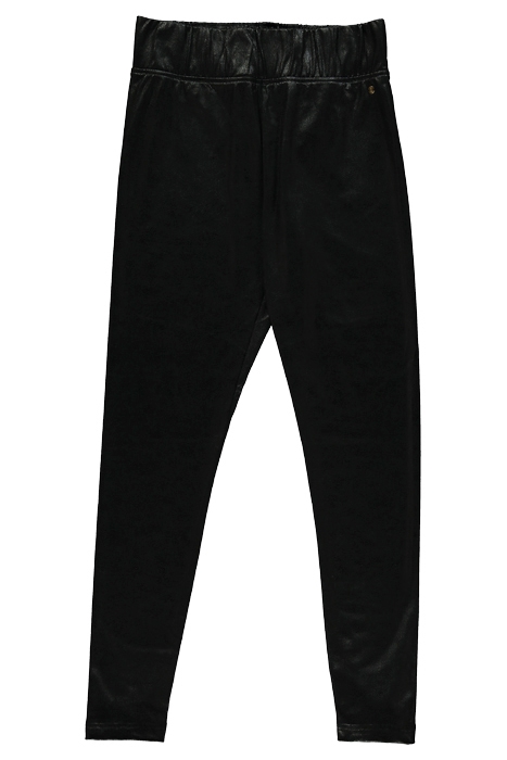 LEATHER-LOOK LEGGINGS ALMOST BLACK 1