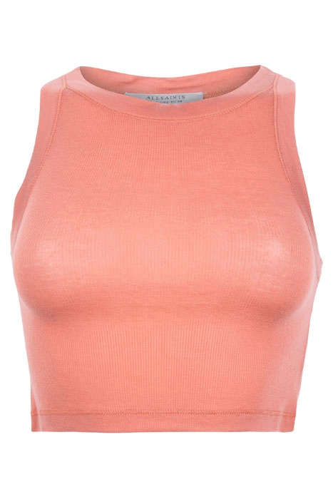 RINA CROPPED TANK TAINTED PINK 1