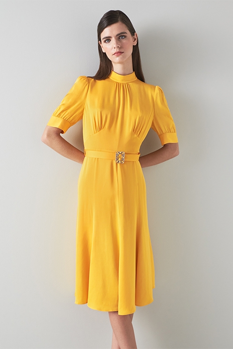 INDIA MIDI DRESS YELLOW 1