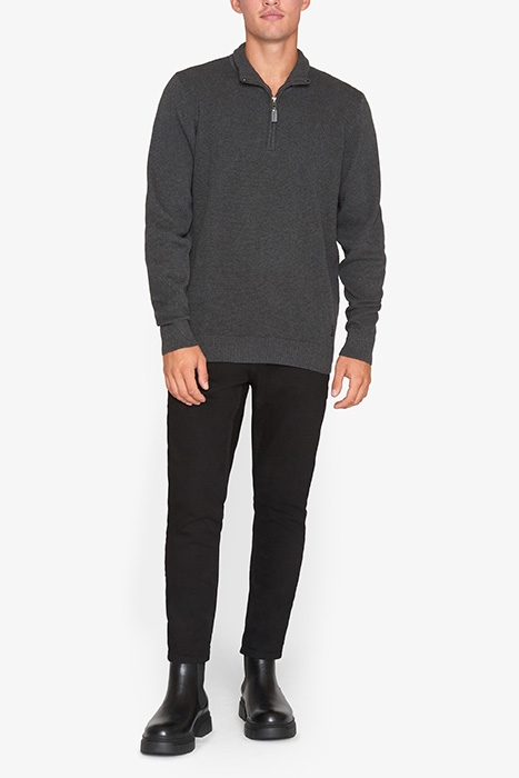 SISHAUN BF23 ZIP DARK GREY MELANGE 3