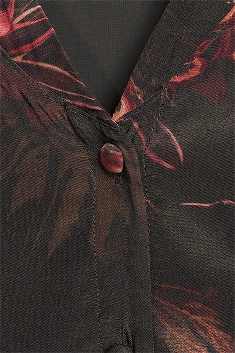 FRANKIE NILA DRESS DARK KHAKI GREEN 5