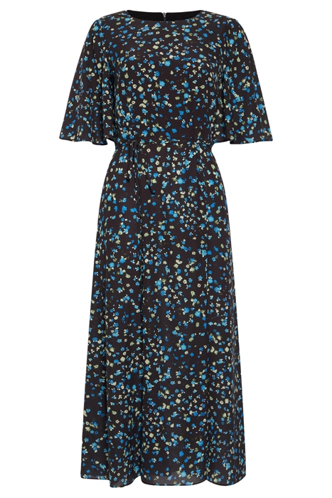 SHEA FERNA VERONA CREPE DRESS BLACK MULTI 4