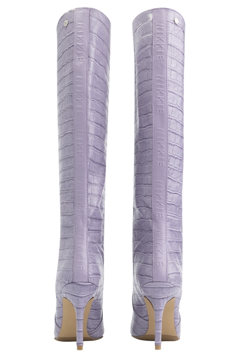 CROCO HIGH BOOTS LILAC 3
