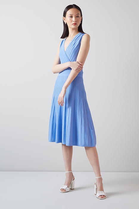 MONA MIDI DRESS LIGHT BLUE 4