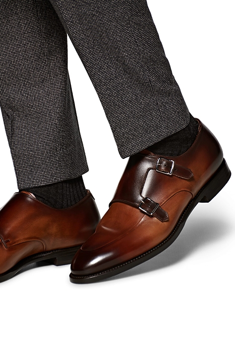 BROWN DOUBLE MONK STRAP BROWN 5