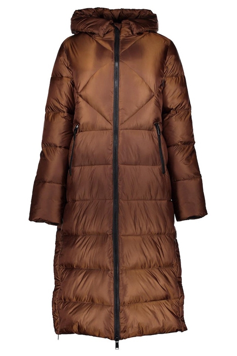 JACKET LONG QUILTED ECO-AWARE COGNAC 1